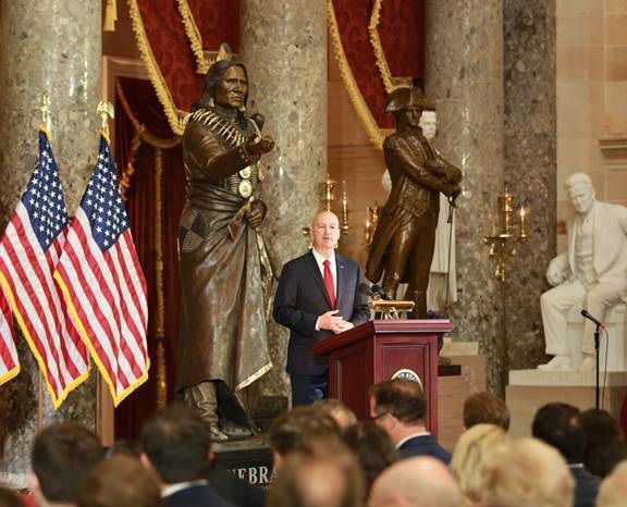 Standing Bear Ricketts from gov's office